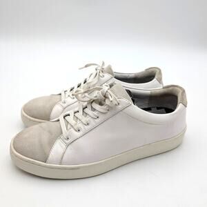Vince Janna Low Top Sneaker Shoes Lace-Up Women's White Size US6.5M EU36.5